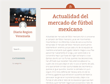 Tablet Screenshot of diarioregion.com.ve
